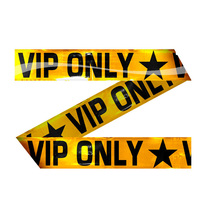 Absperrband VIP ONLY, 15 m lang, 1 Stck