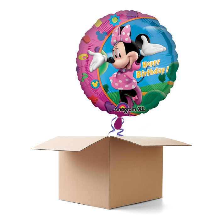 Ballongrsse H-Birthday, Minnie Party, 1 Ballon