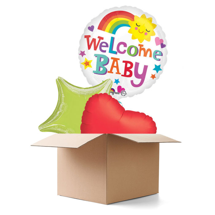 SALE Ballongrsse Welcome Baby, 3 Ballons