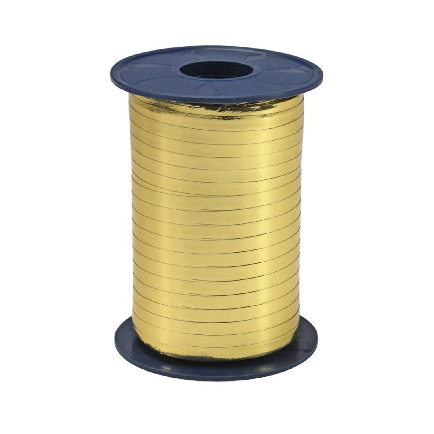 Kruselband Metallic, Breite 5 mm, 400 m auf der Spule, Gold