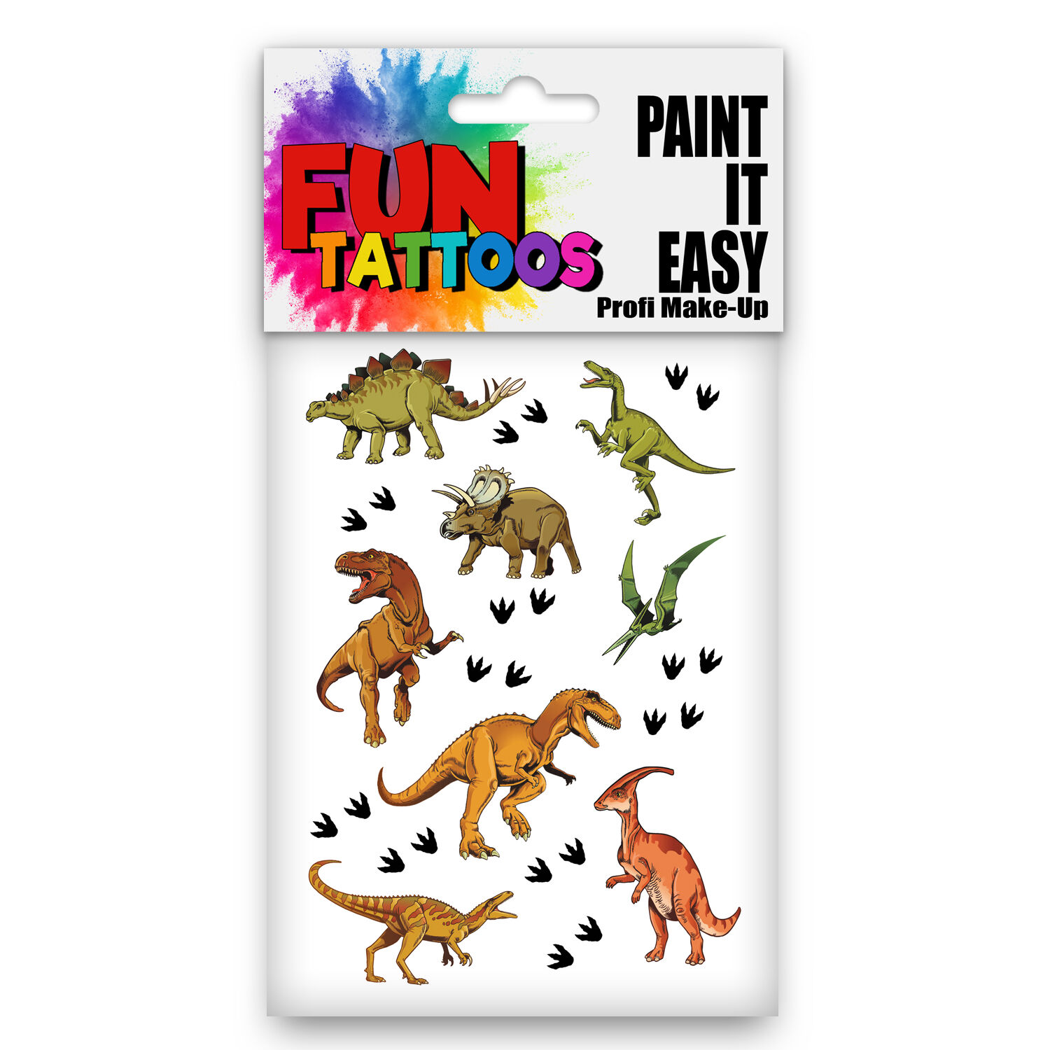 NEU Temporres Tattoo-Motiv, 10,5 x 14,8cm, Kids Dino