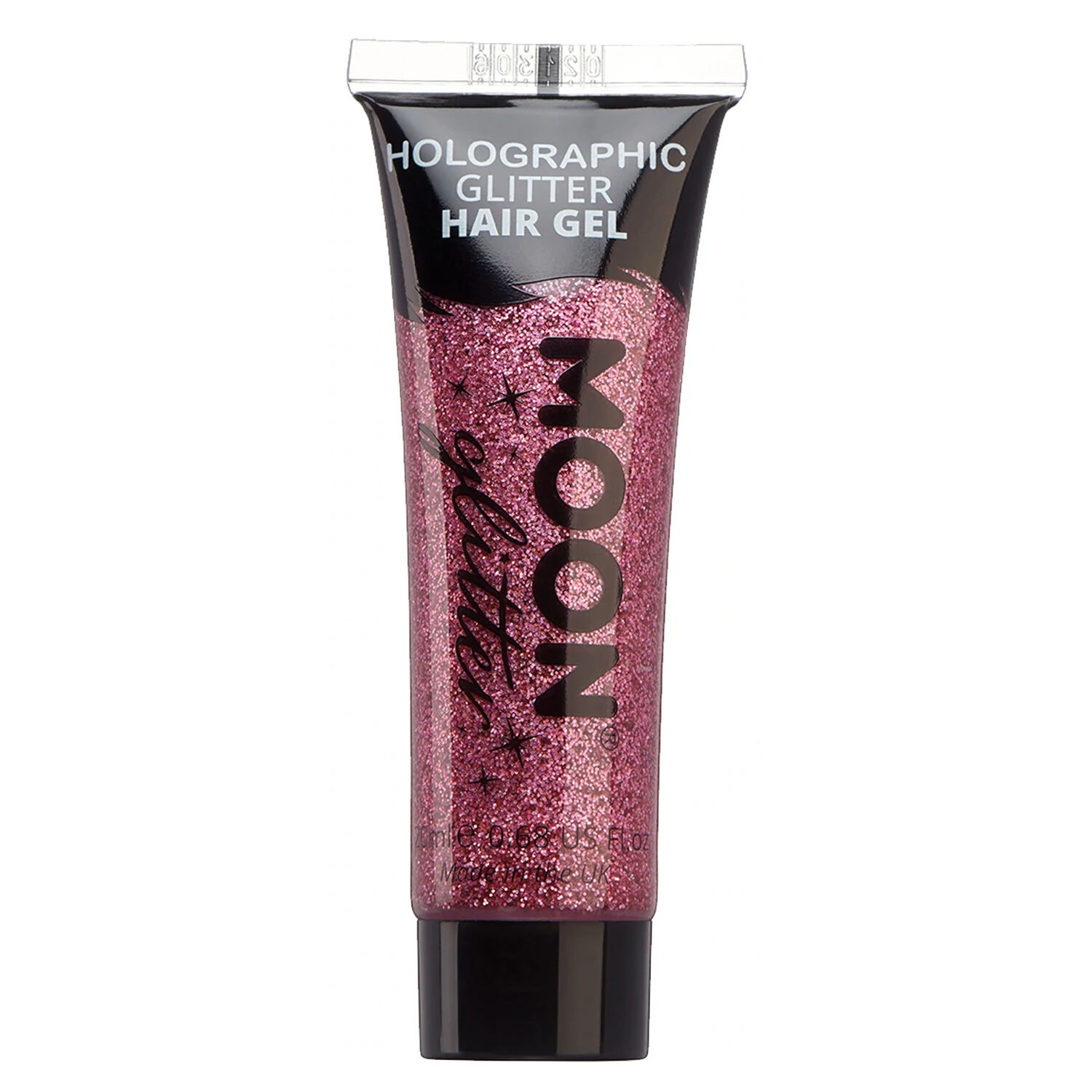 SALE Moon Creations Glitzer-Haargel holographisch, 20 ml, pink