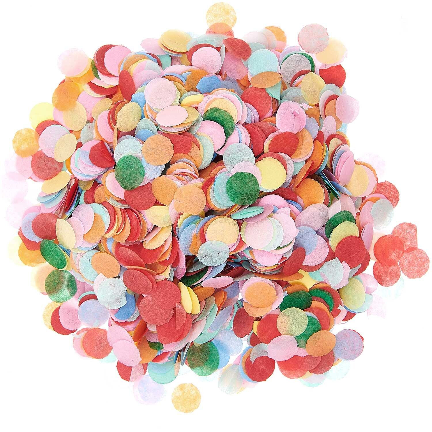 Konfetti rund, Multicolor, 20 g