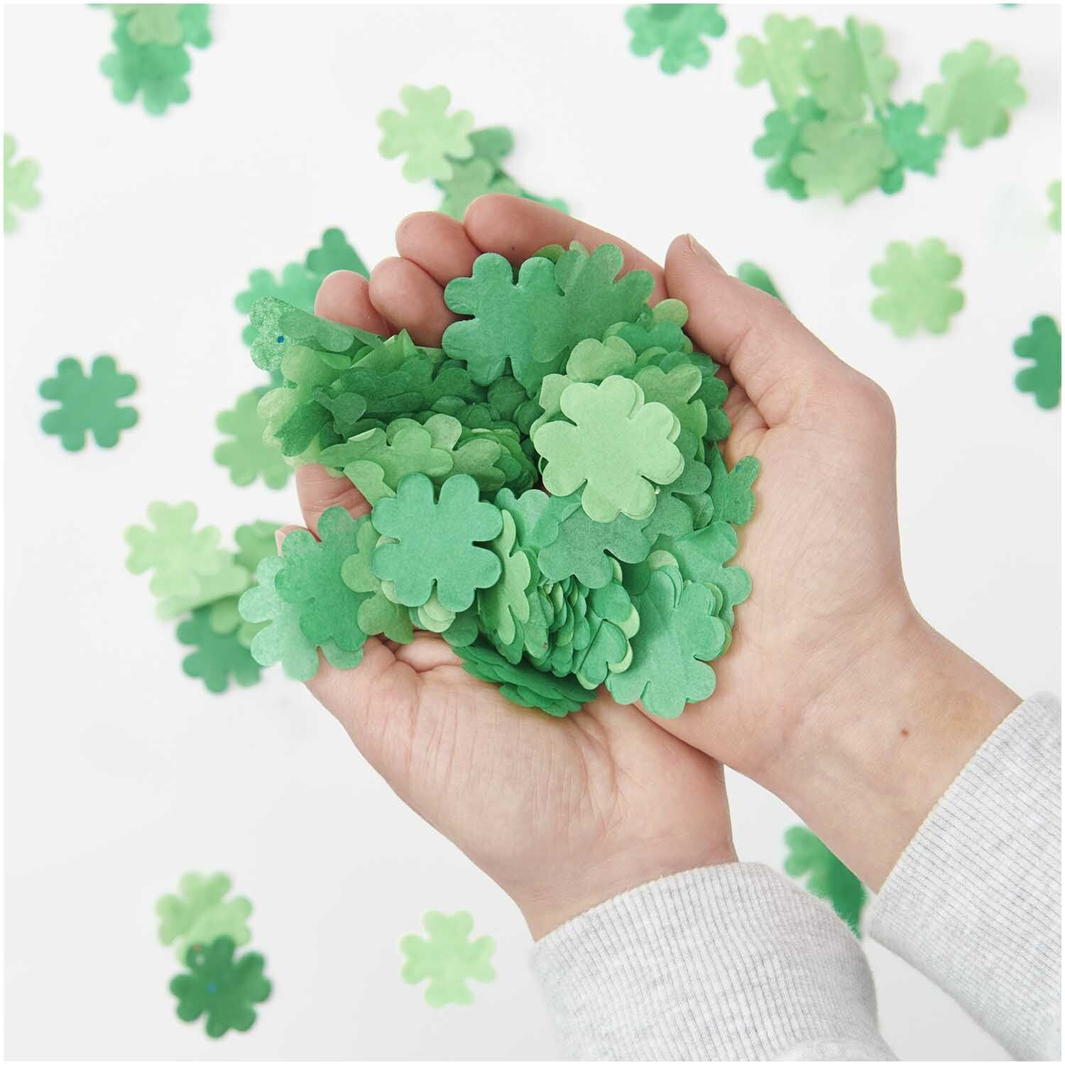 Konfetti Kleeblatt, Gr�n, 20 g Bild 3