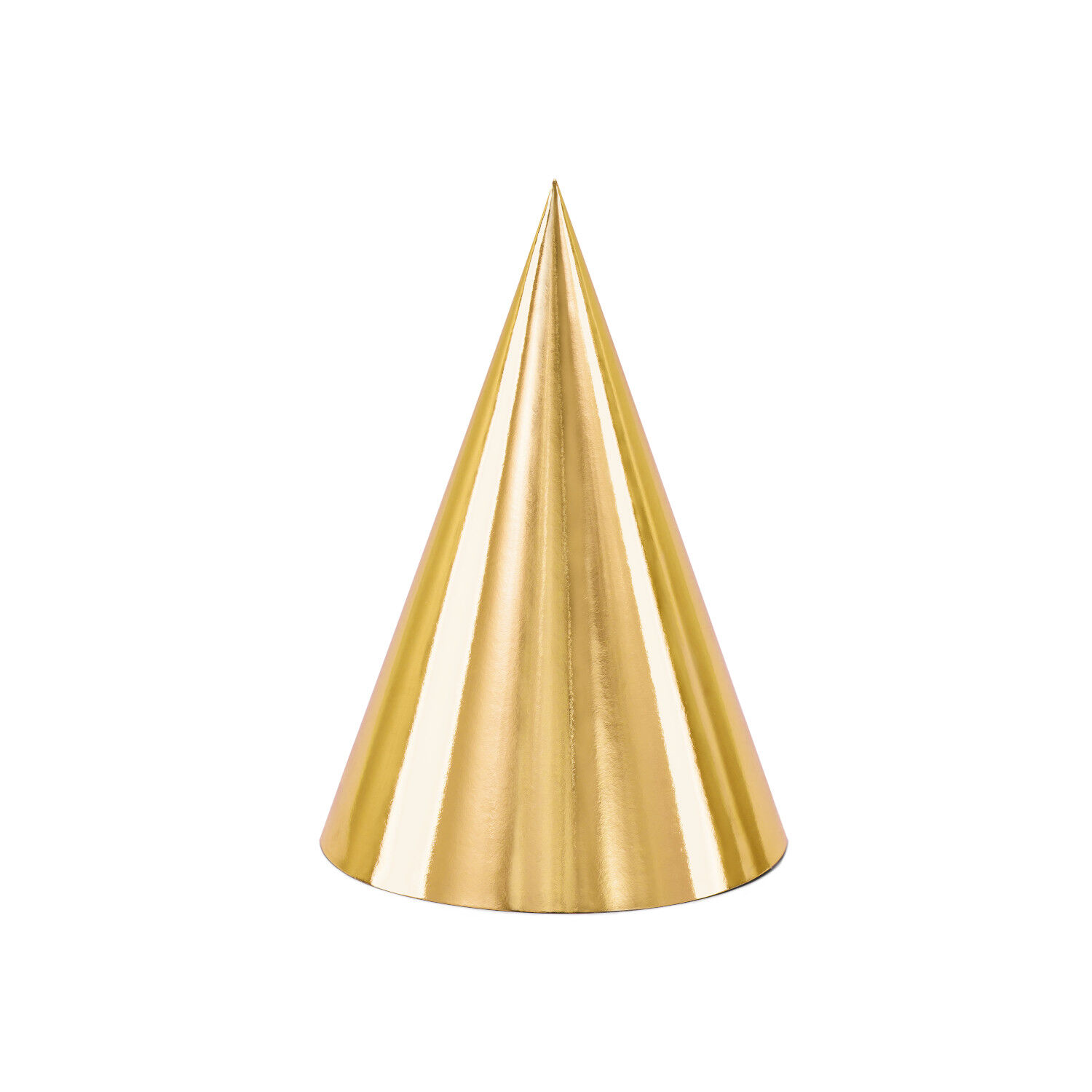 Partyh�te � Gold � 16 cm � 6 St�ck