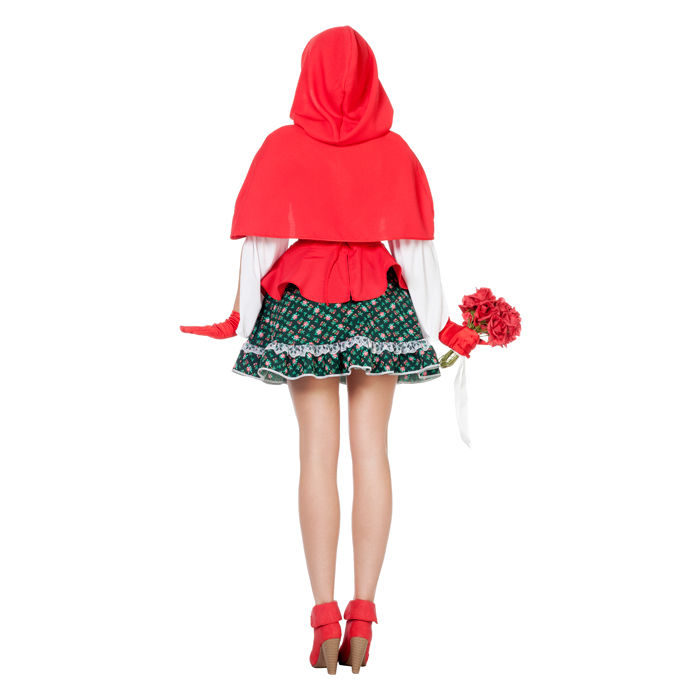 Damen-Kostüm Rotkäppchen Luxe, Gr. 42 Bild 3