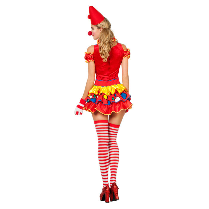 SALE Damen-Kostüm Sexy Clown Bubbles Gr. 36 Bild 3