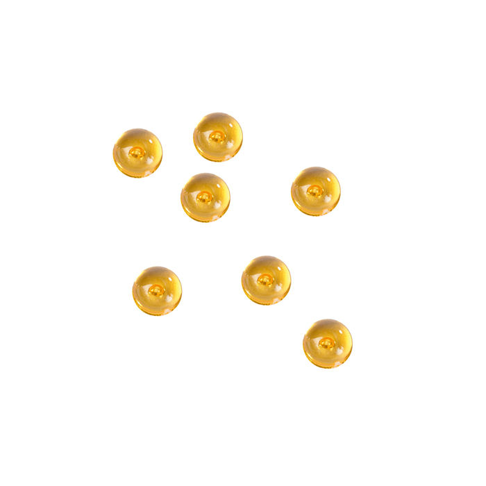 SALE Deko-Perlen, orange, ca. 7 mm, 300 Stck