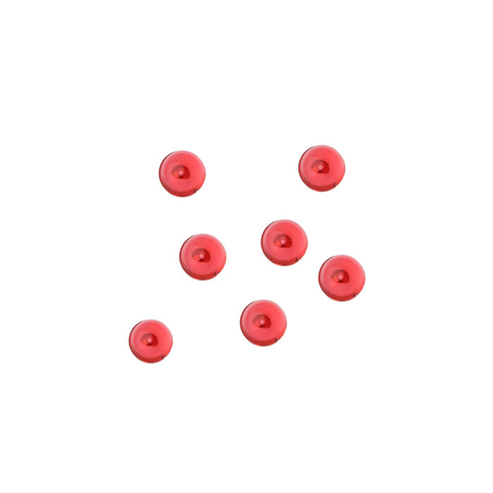 SALE Deko-Perlen, rot, ca. 7 mm, 300 Stück