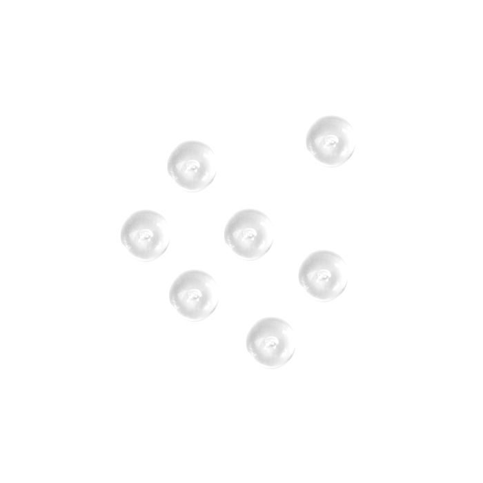 SALE Deko-Perlen, weiß, ca. 7 mm, 300 Stück