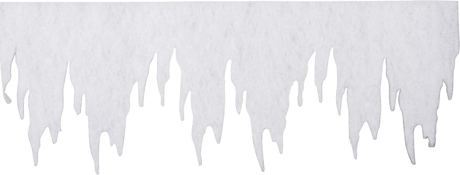 Eiszapfen-Fries, Vliesstoff, weiß, 98x30 cm Bild 3