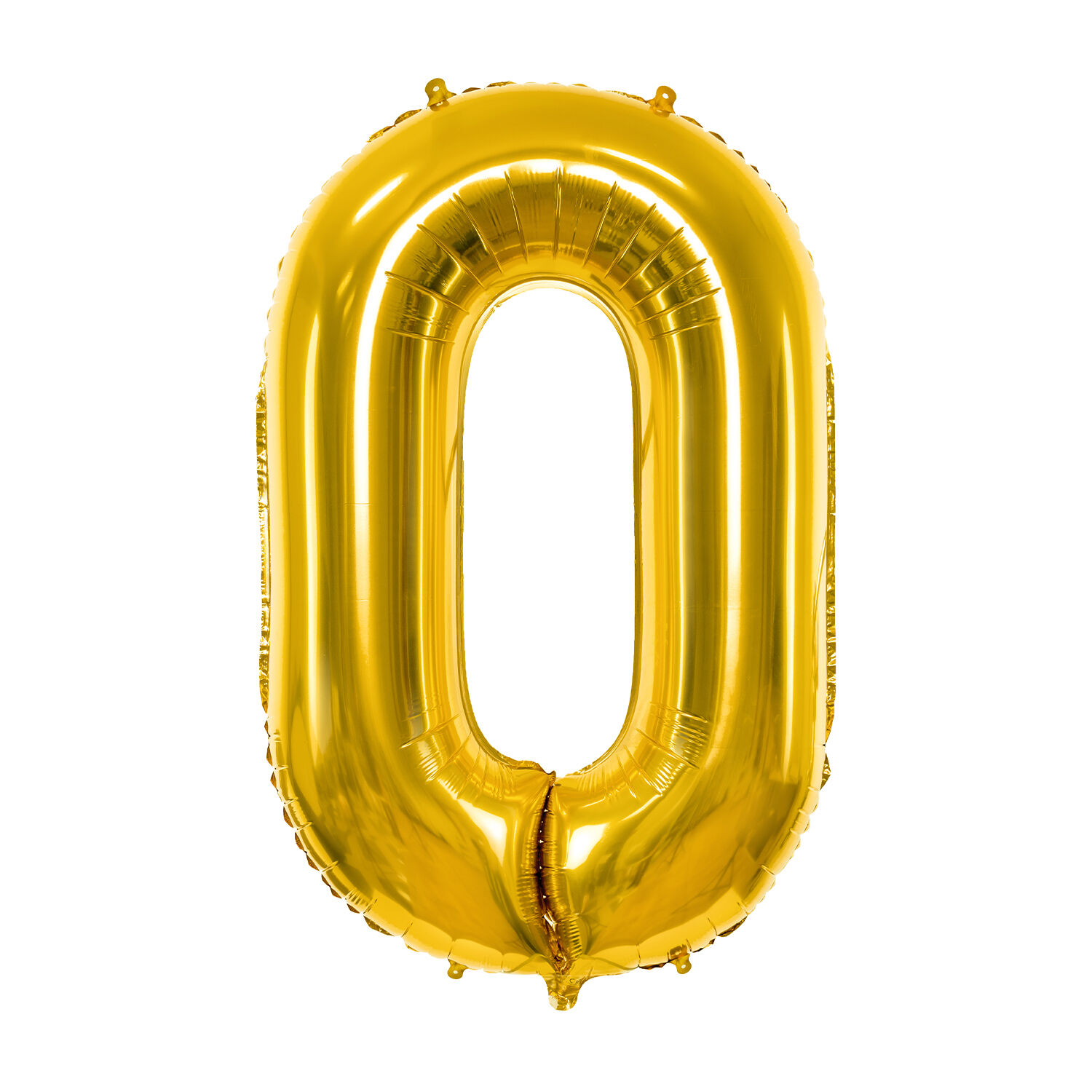 Folienballon Gro� Zahl 0 - 86 cm - Gold