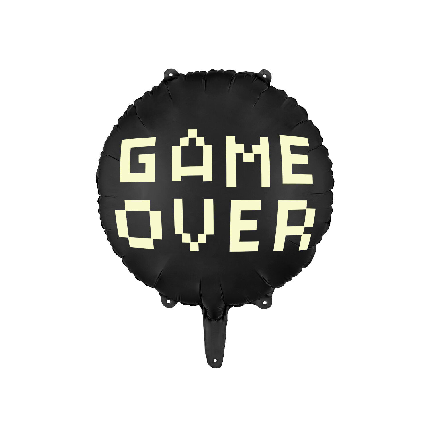 Folienballon Gamer Over - 45 cm - Schwarz