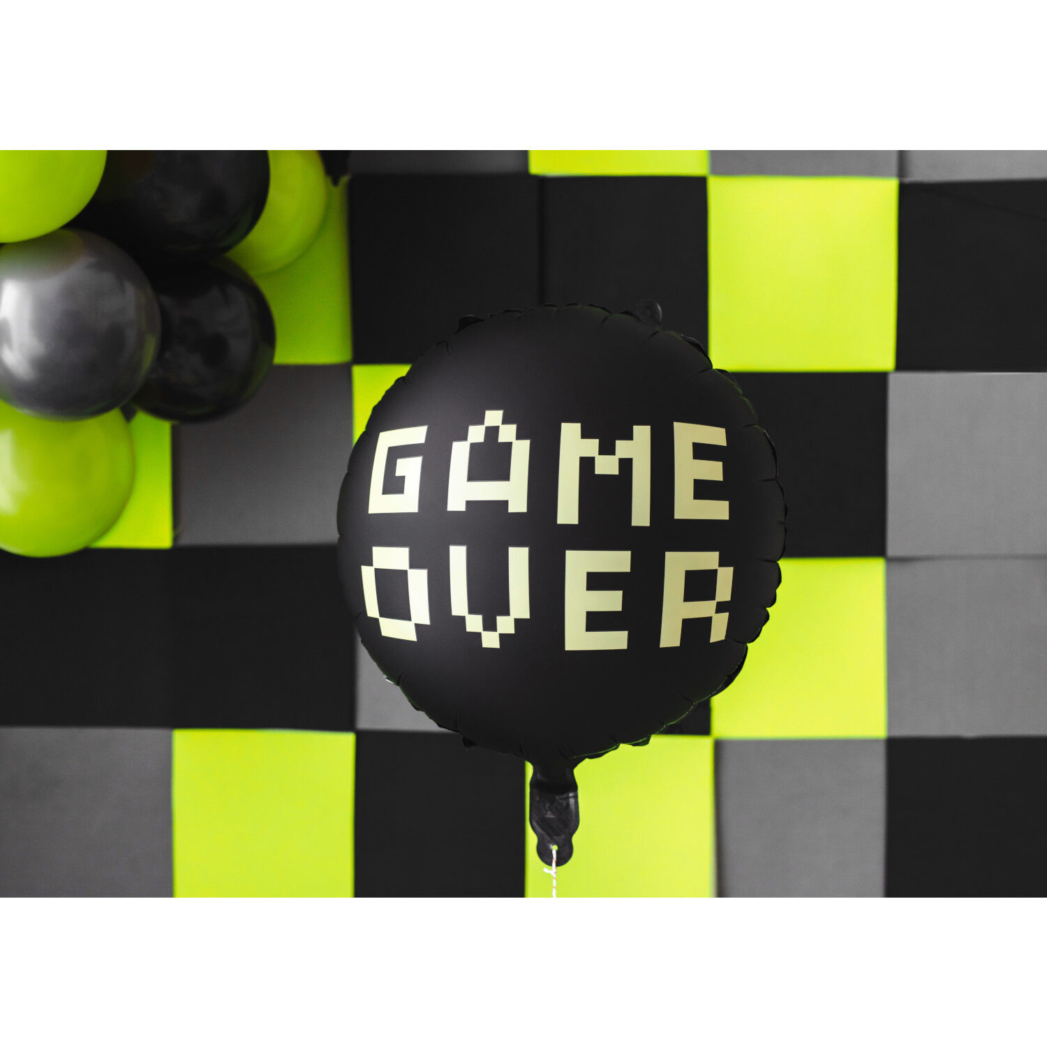 Folienballon Gamer Over - 45 cm - Schwarz Bild 2