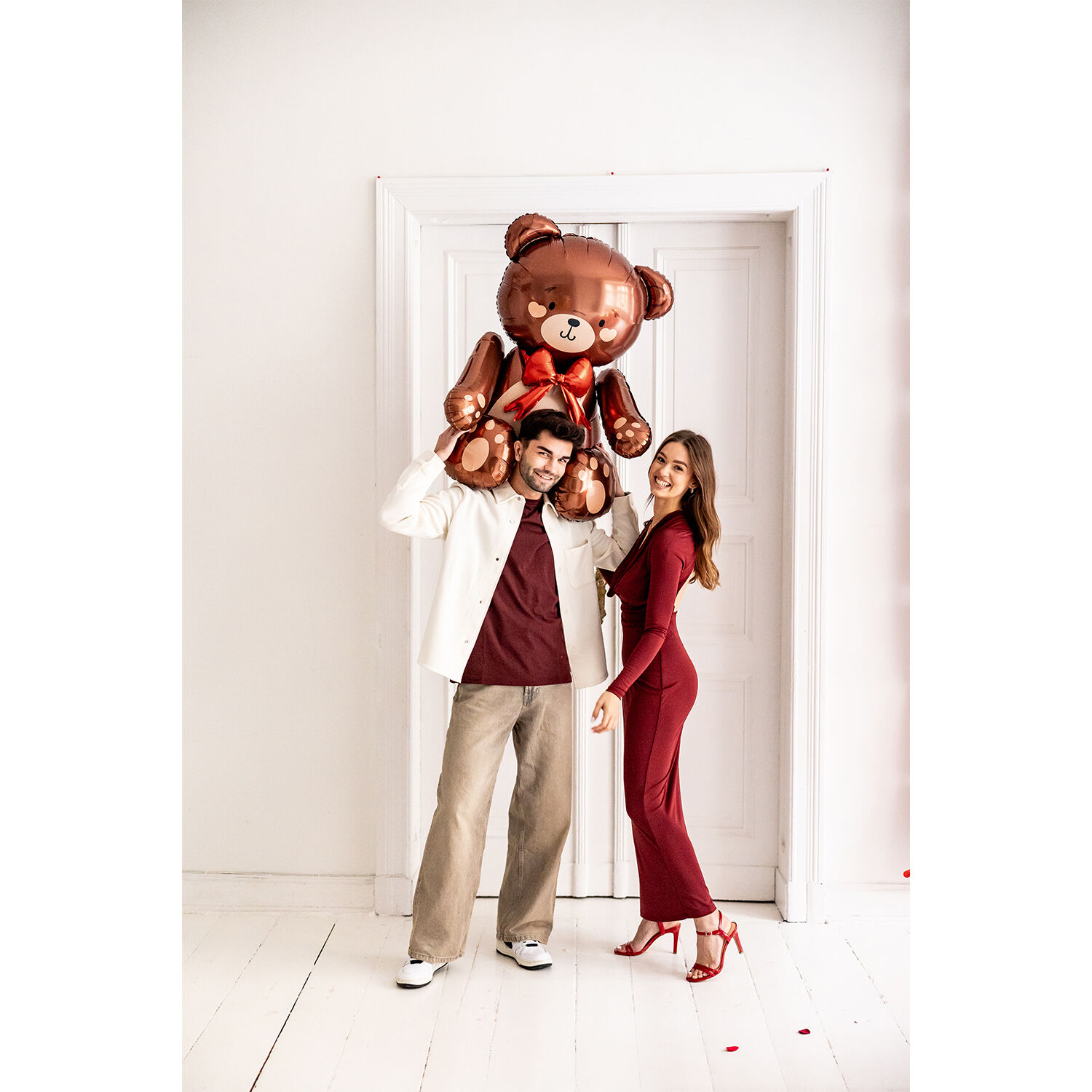 Folienballon Teddyb�r sitzend - 75 � 84 cm Bild 3