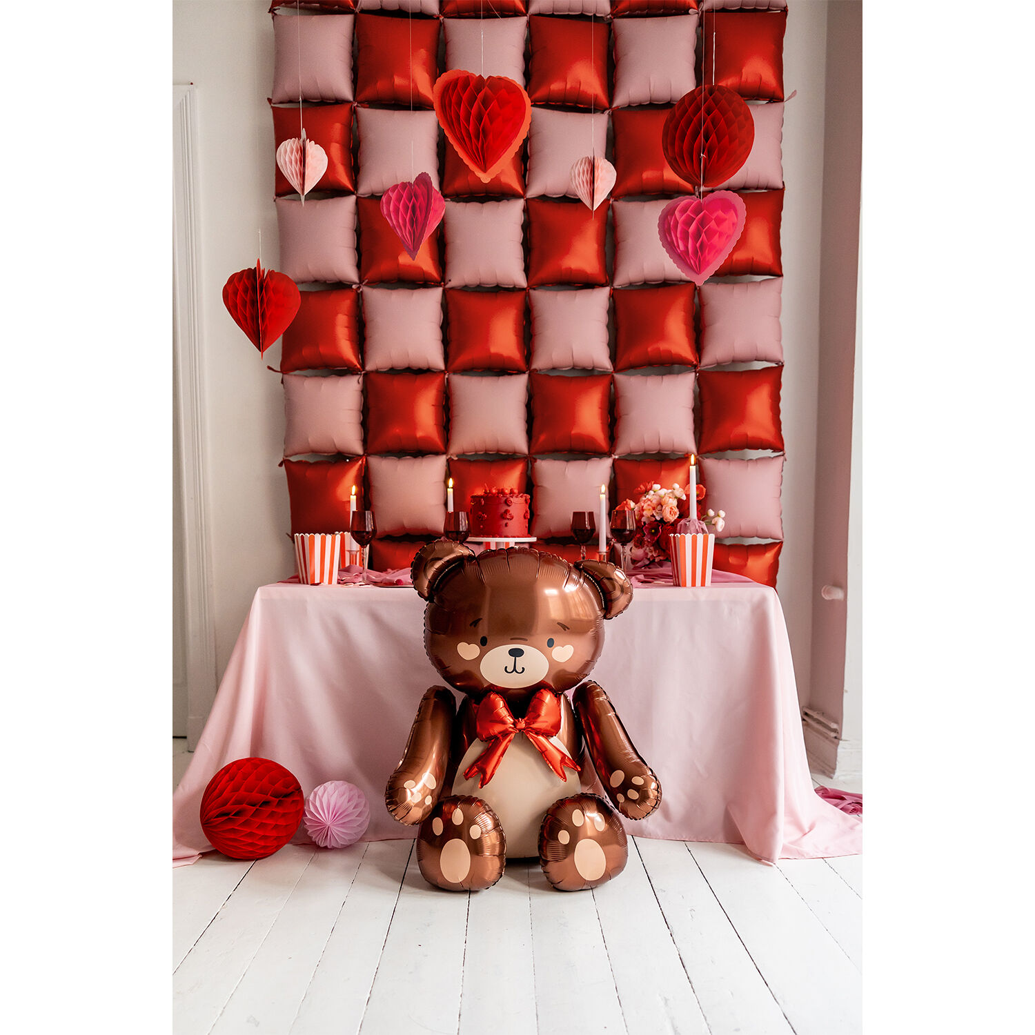 Folienballon Teddyb�r sitzend - 75 � 84 cm Bild 4