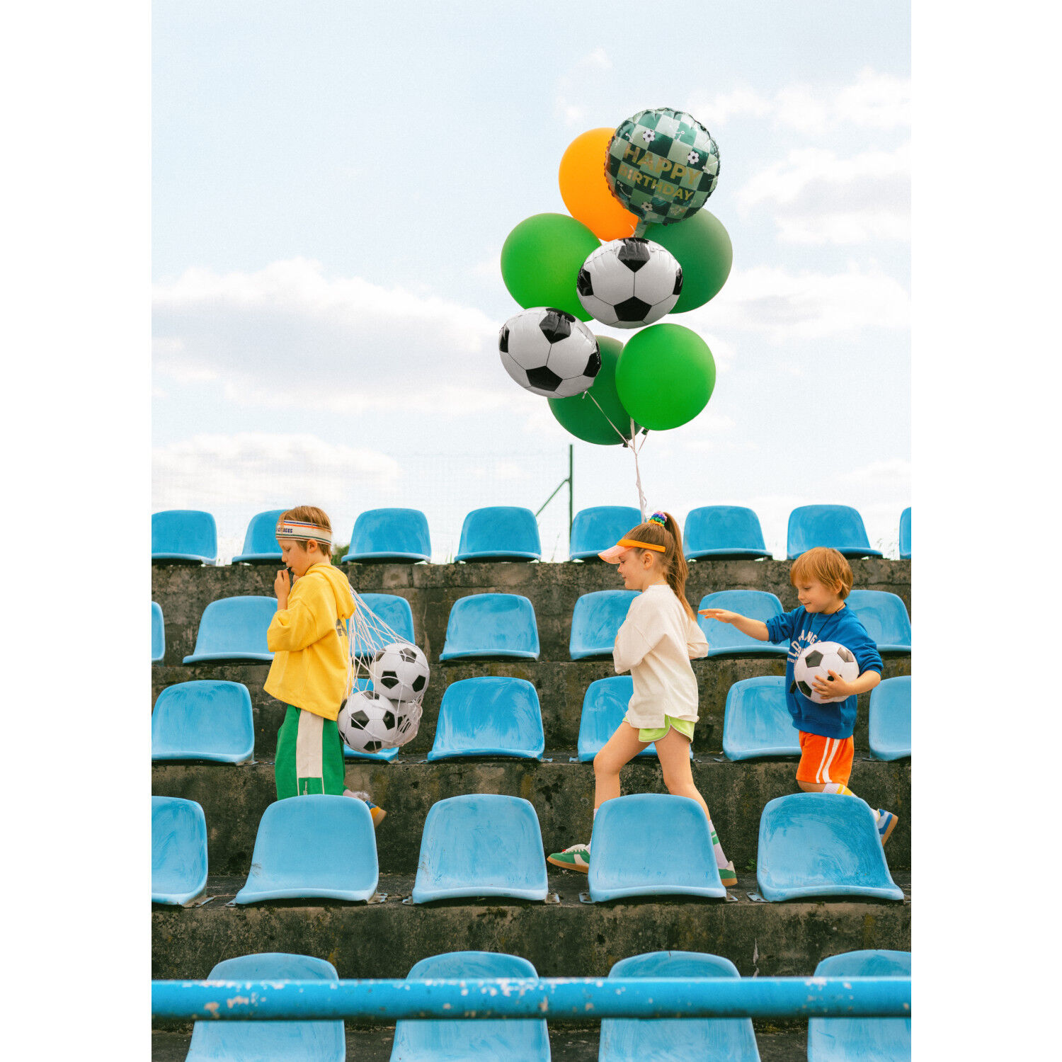 Folienballon Fu�ball Ball - 35 � 35 cm Bild 2