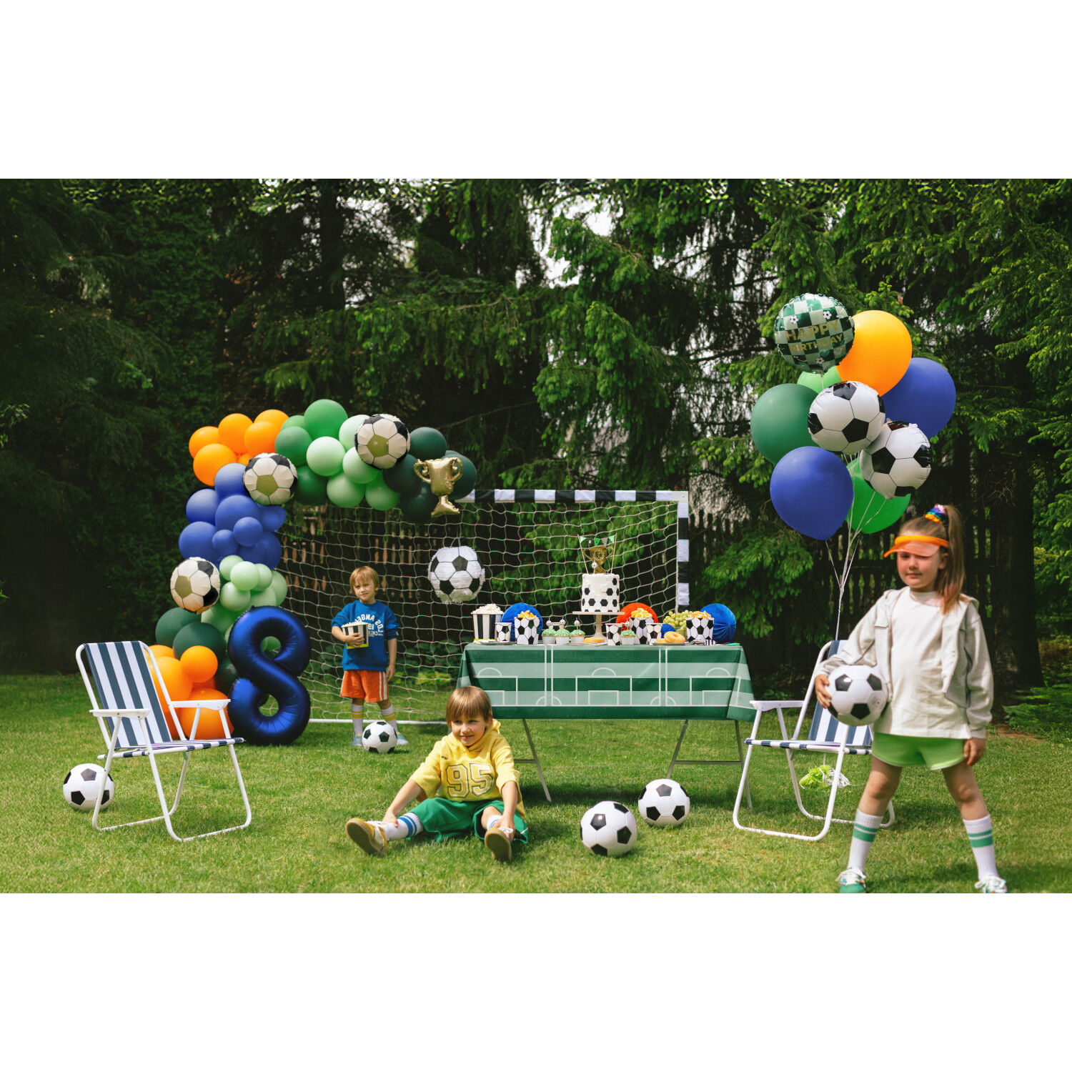 Folienballon Fu�ball Ball - 35 � 35 cm Bild 3