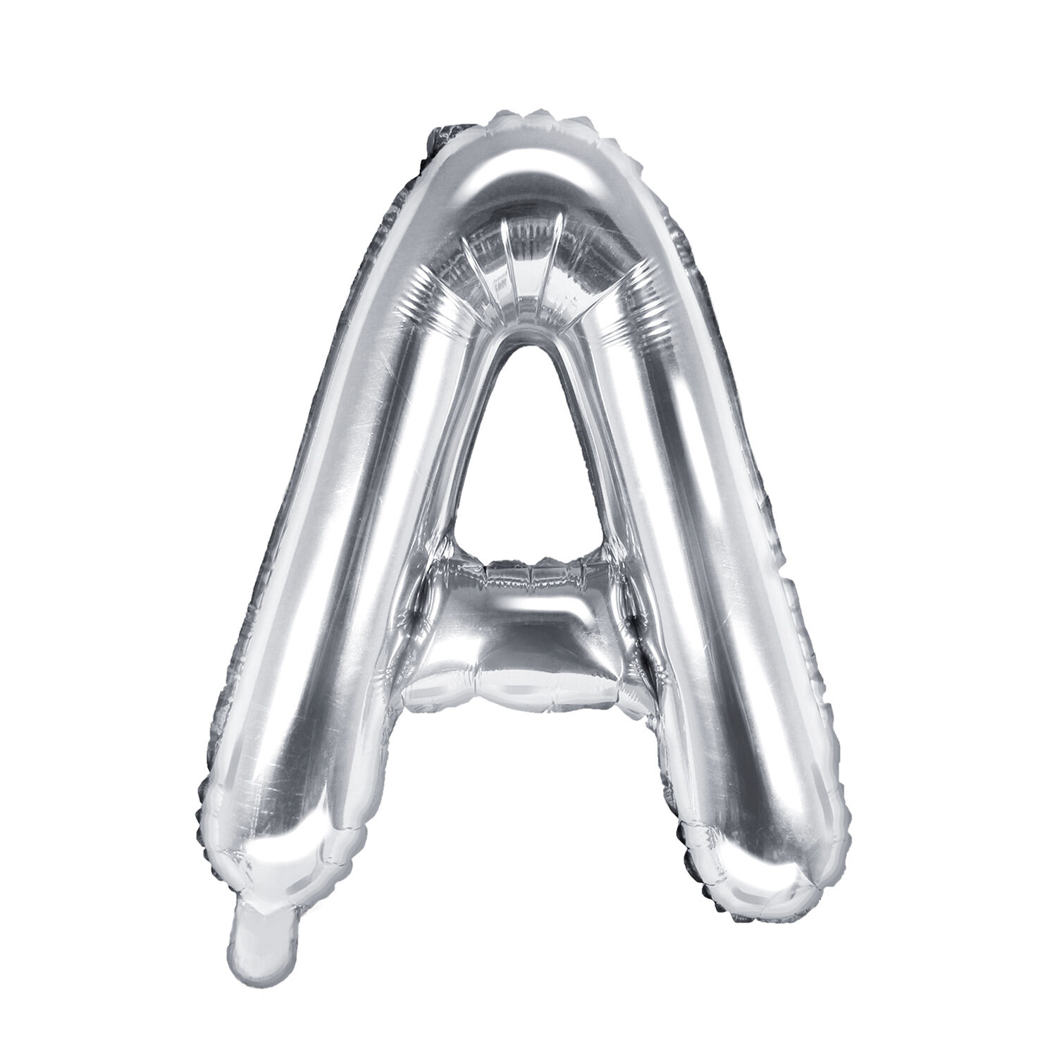 Folienballon Buchstabe A - 35 cm - Silber
