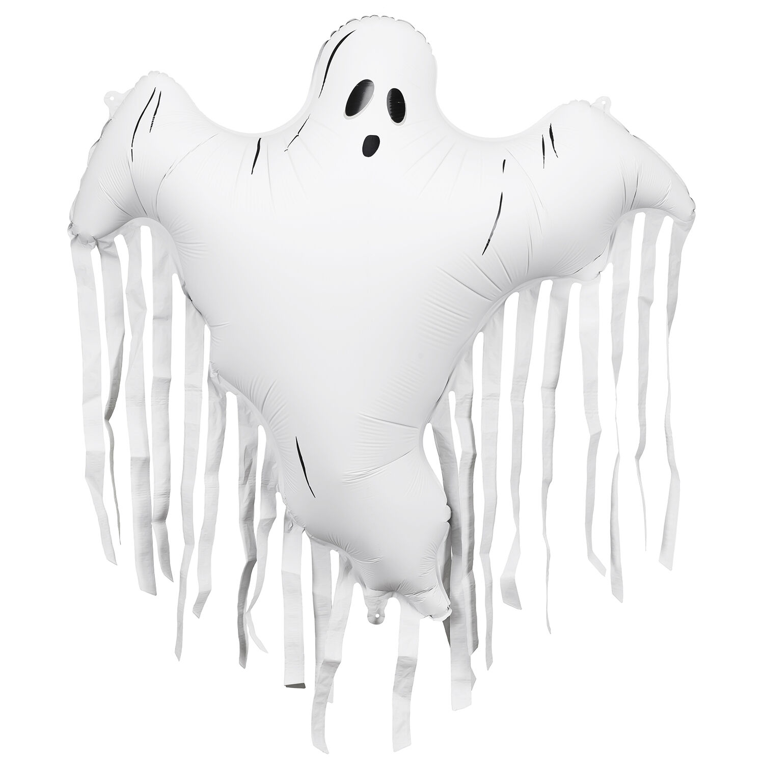 Folienballon Geist mit Fransen - 93 � 86 cm - Wei�
