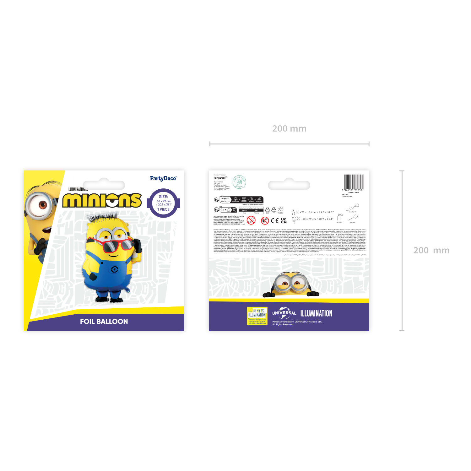 Folienballon Minion Ron - 53 � 79 cm Bild 4