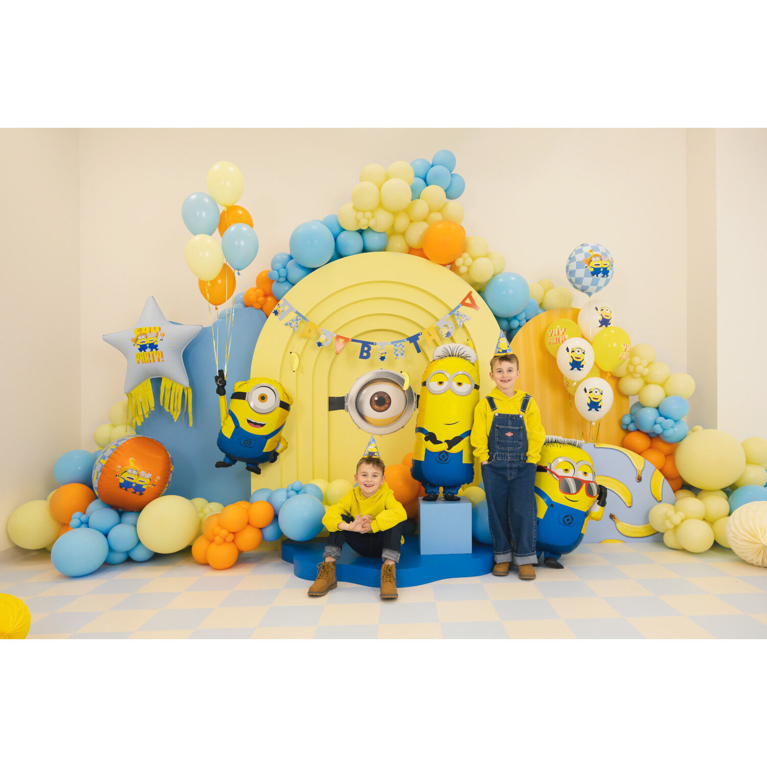 Folienballon Rund Minions - 35 � 35 cm Bild 3