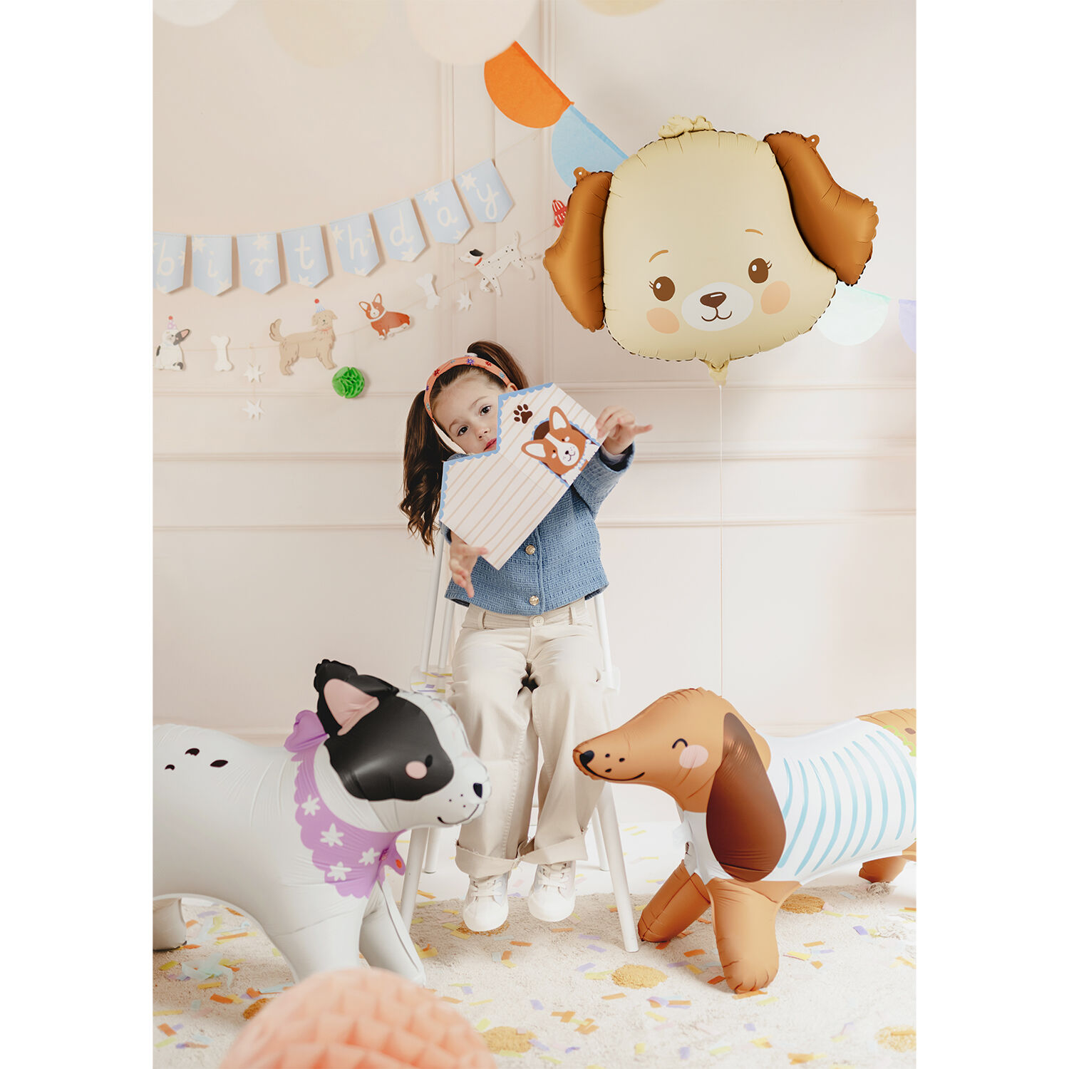 Folienballon Hundekopf - 63 � 48,5 cm Bild 2