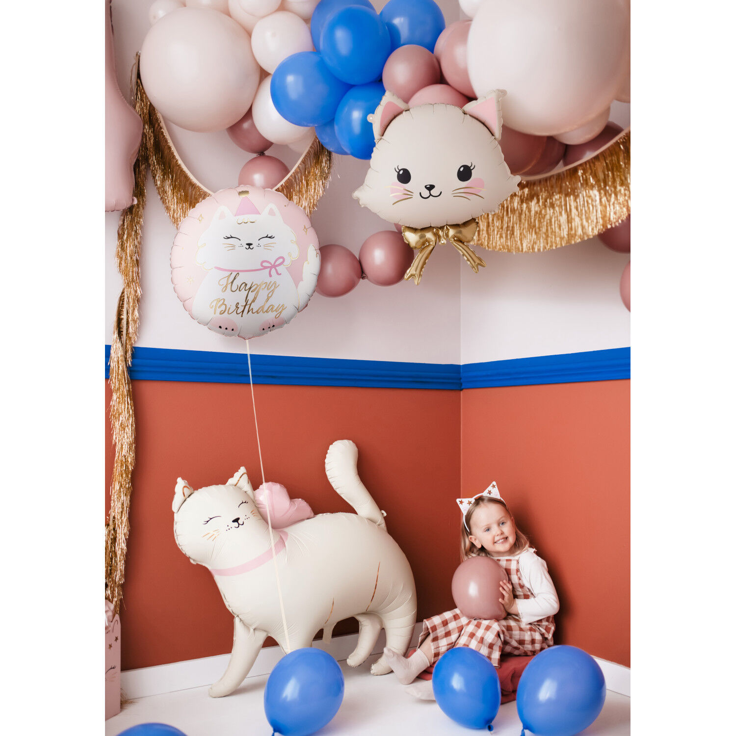 Folienballon Katzenkopf - 50 � 60 cm Bild 3