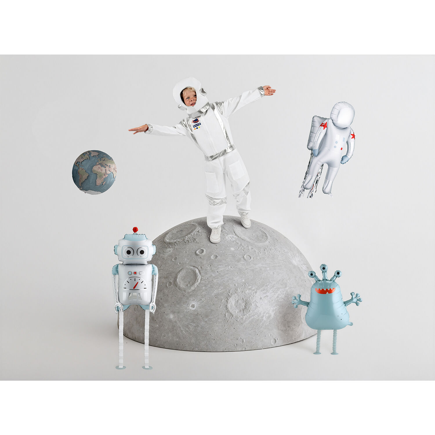 Folienballon Alien / Au�erirdischer - 58 � 60 cm Bild 2