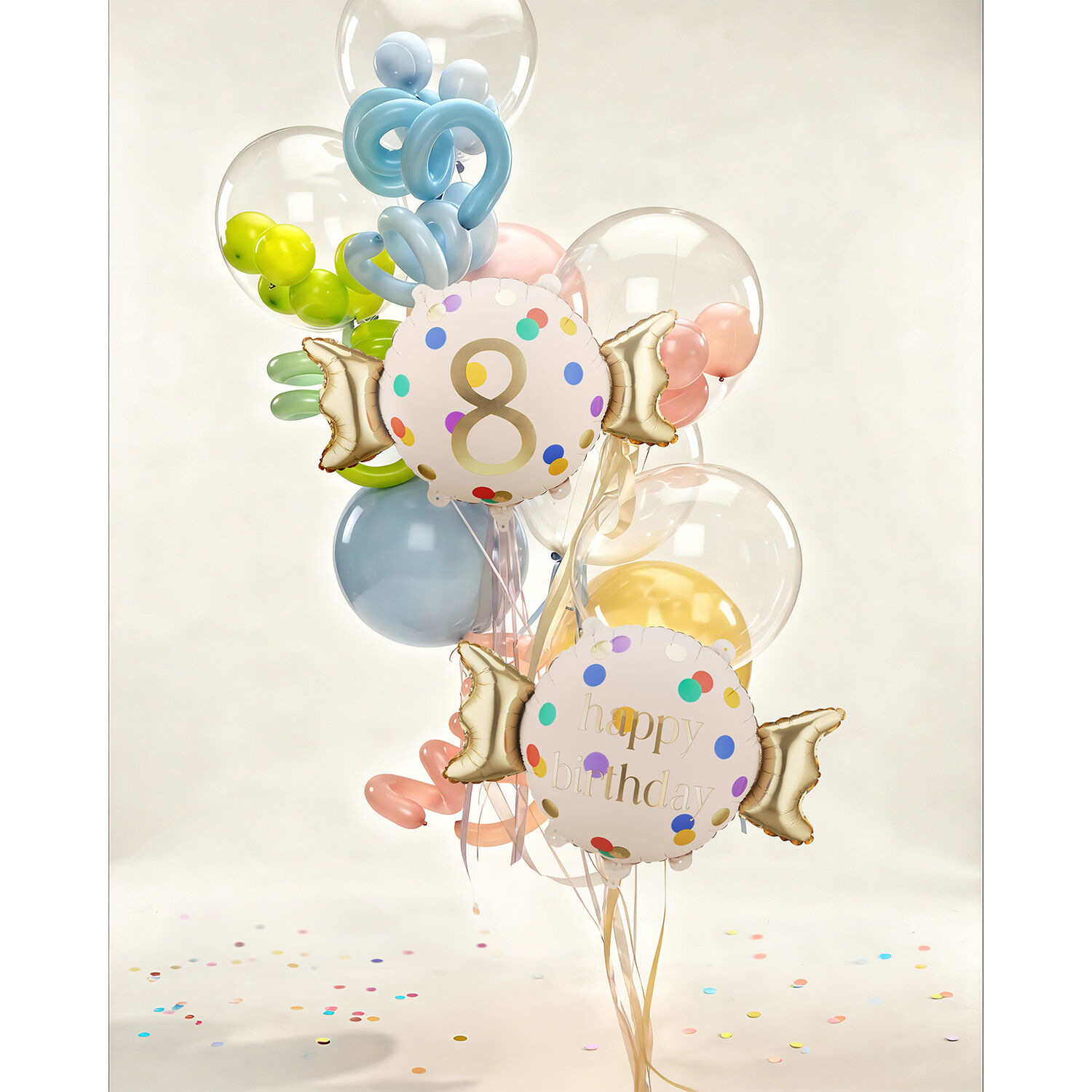 Folienballon Bonbon Happy Birthday / Geburtstag - 61 � 37 cm Bild 2