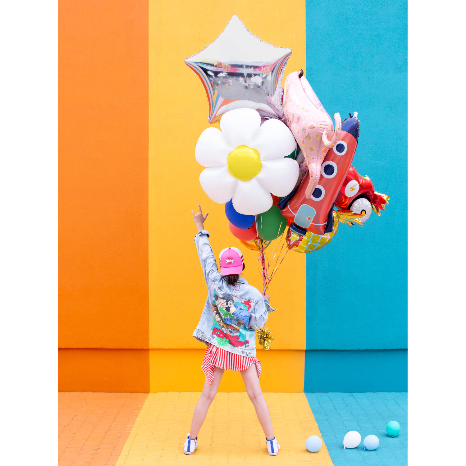 Folienballon Rakete / Weltall - 44 � 115 cm Bild 3