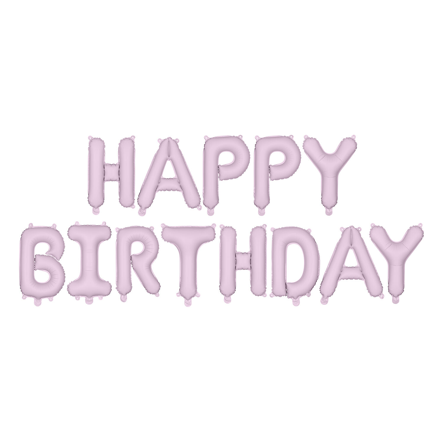 Folienballon Schriftzug Happy Birthday / Geburtstag - 340 � 35 cm - Lila