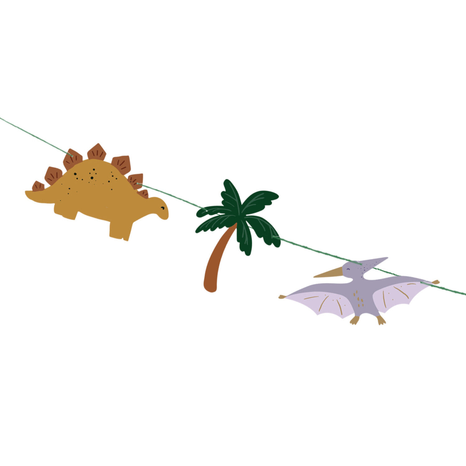 Girlande Happy Birthday / Geburtstag Dinosaurier - L�nge 300 cm Bild 2