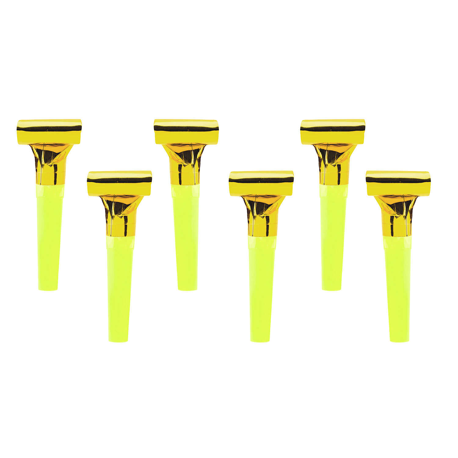Party-Tr�ten / Luftr�ssel - Gold - 6 St�ck