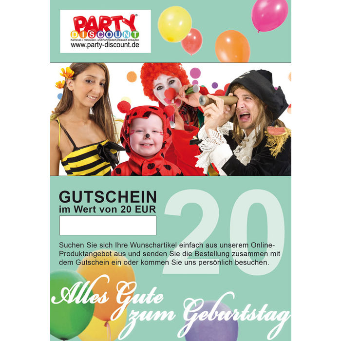 GUTSCHEIN Alles Gute Wert 20,00 EUR No.11