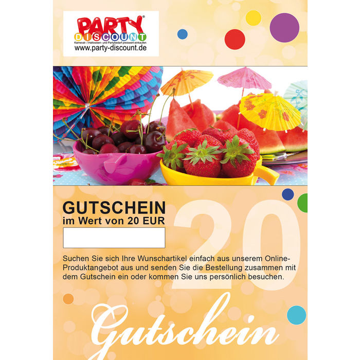 GUTSCHEIN Neutral Wert 20,00 EUR No.14