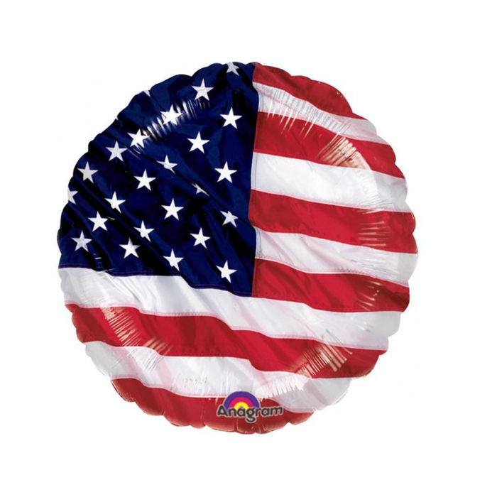 Folienballon USA-Party, ca. 45 cm
