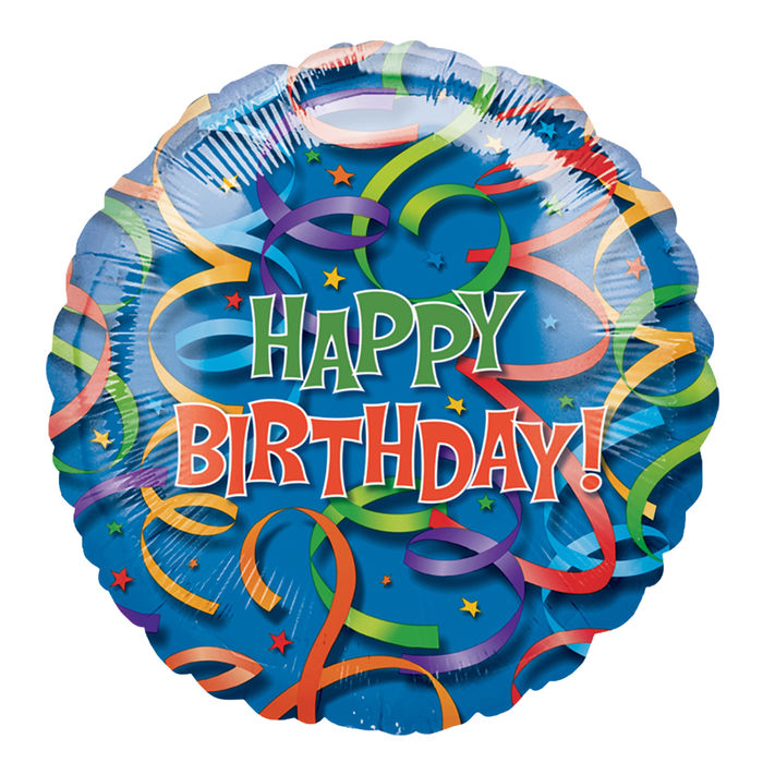 SALE Folienballon Happy-Birthday / Herzlichen Glückwunsch Celebration XL, ca. 81 cm