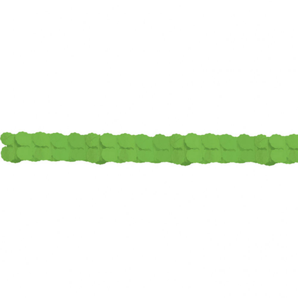 Girlande aus Papier, grün, 365 cm