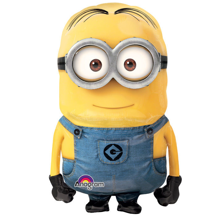 Herz ca 45 cm Folienballon Deko xxl Minions rund Herz ca 45 cm Folienballon Deko xxl Minions rund