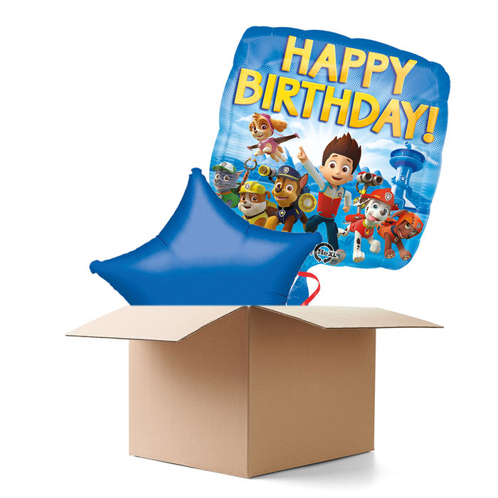 Ballongrsse Paw Patrol Happy-Birthday / Herzlichen Glckwunsch, 2 Ballons