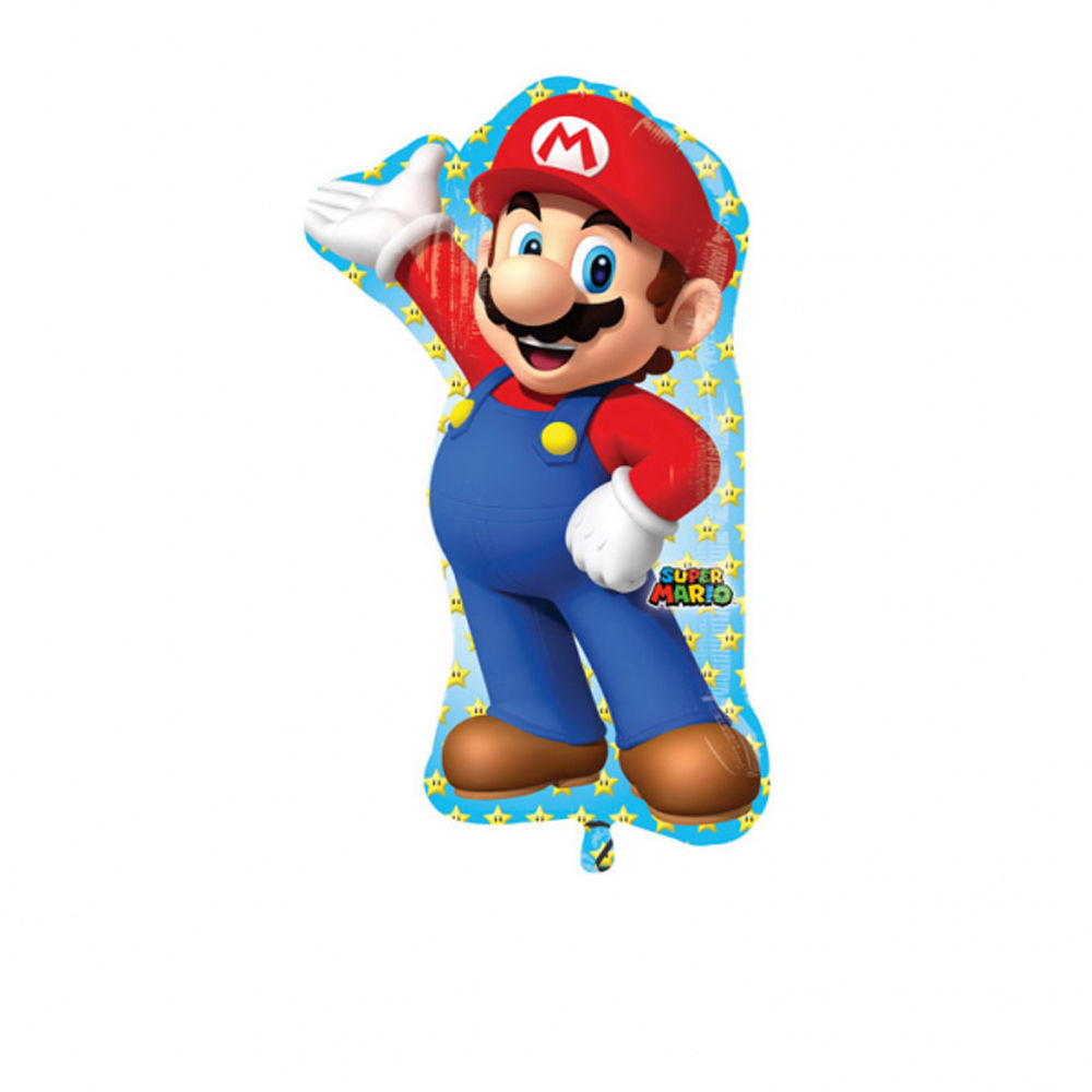 Folienballon Super Mario SuperShape, 62x78cm