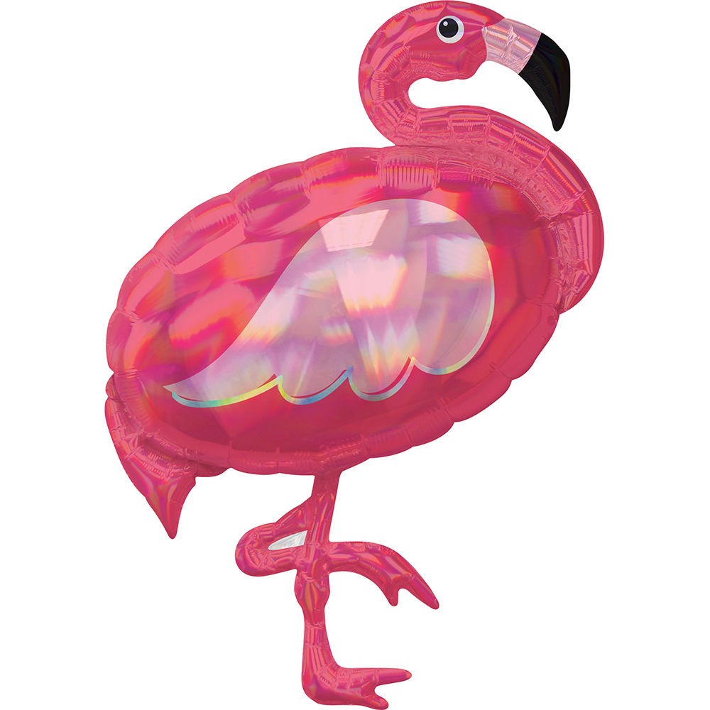 Folienballon Pinker Flamingo, 71 x 83 cm