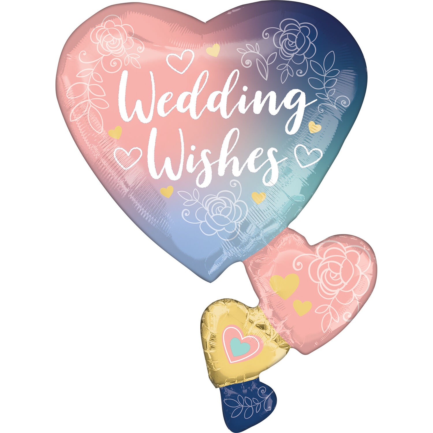 Folienballon SuperShape Twilight Wedding Wishes