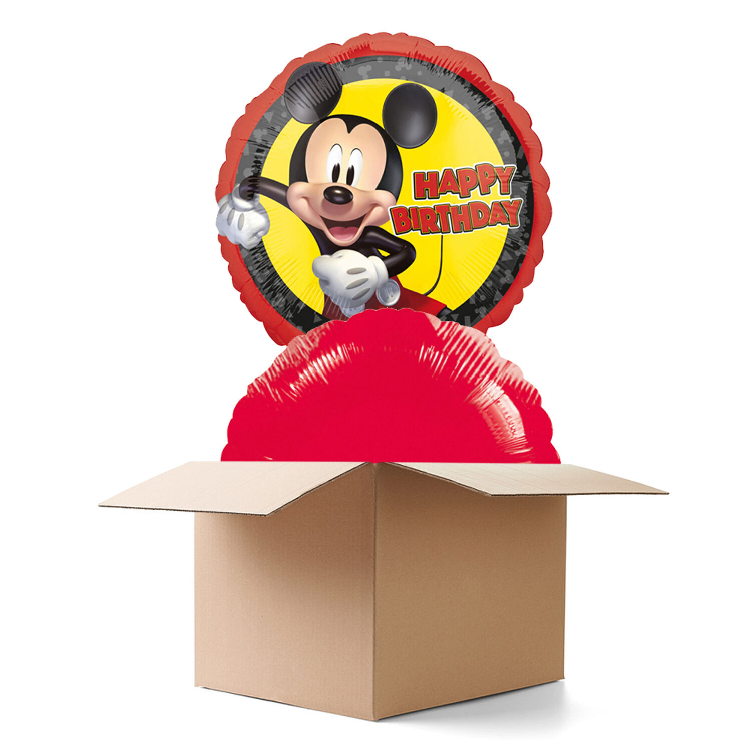 NEU Ballongrsse Mickey Mouse Forever HBD, 2 Ballons