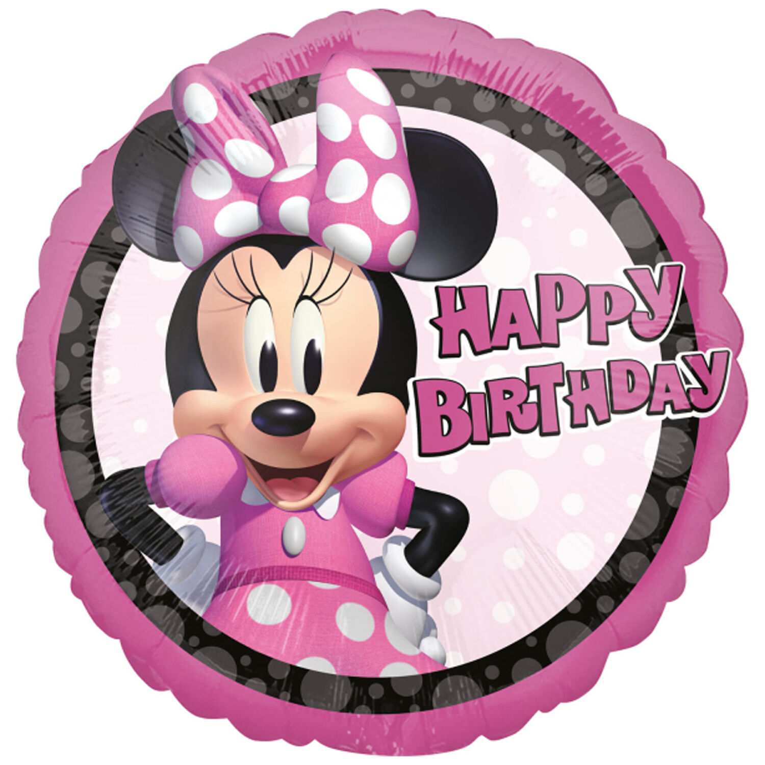 NEU Folienballon Minnie Maus Forever HBD, ca. 43 cm