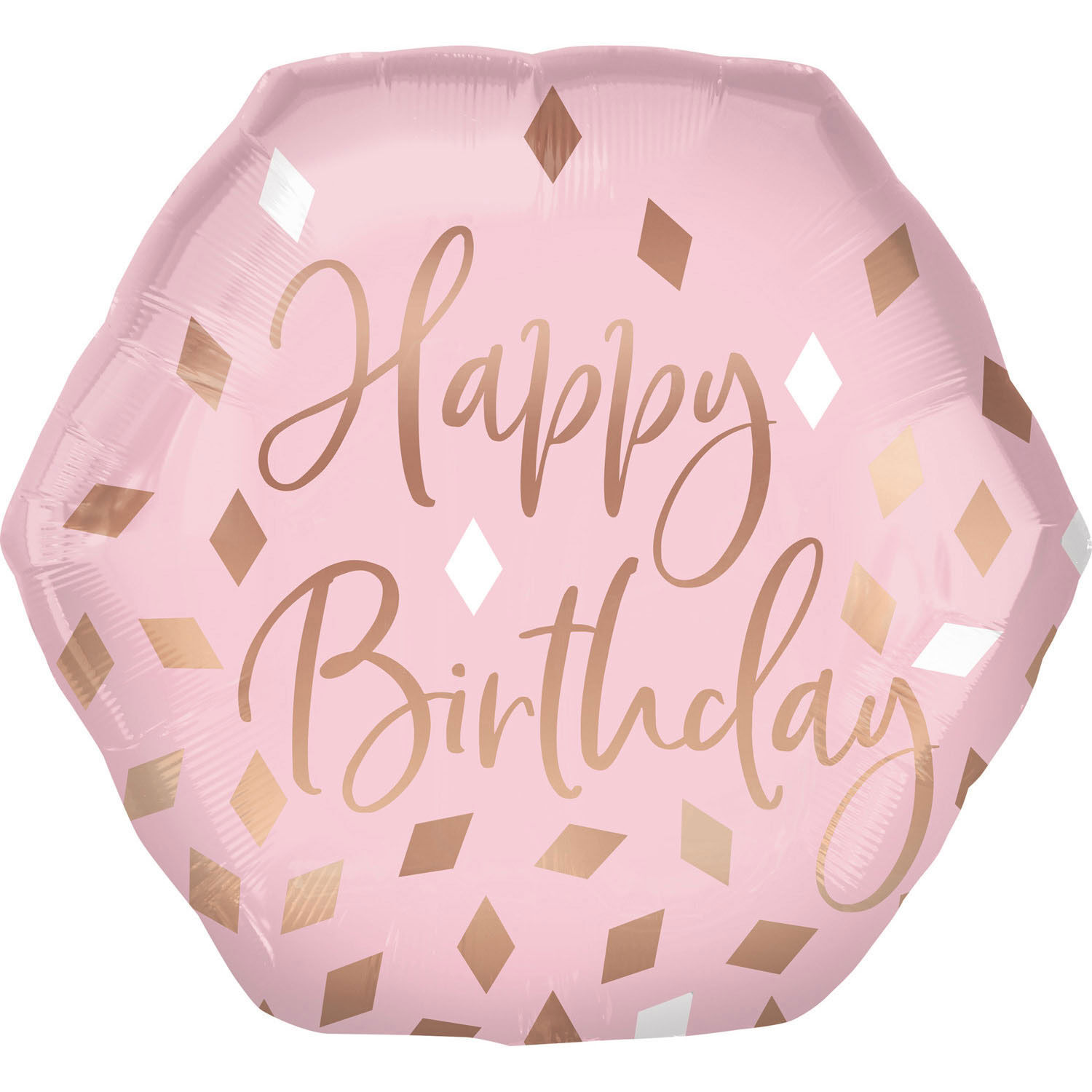 Folienballon Supershape Blush Birthday XL