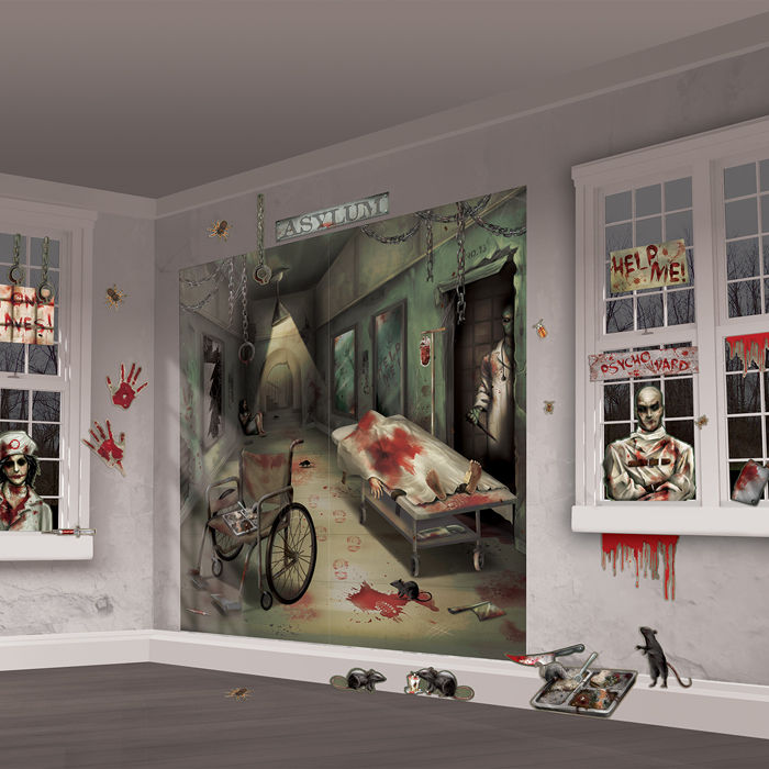 Wand-Deko-Set Horror-OP 32-teilig Party Dekoration Halloween 