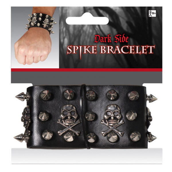 SALE Armband Punk, mit Stacheln und Totenkpfen
