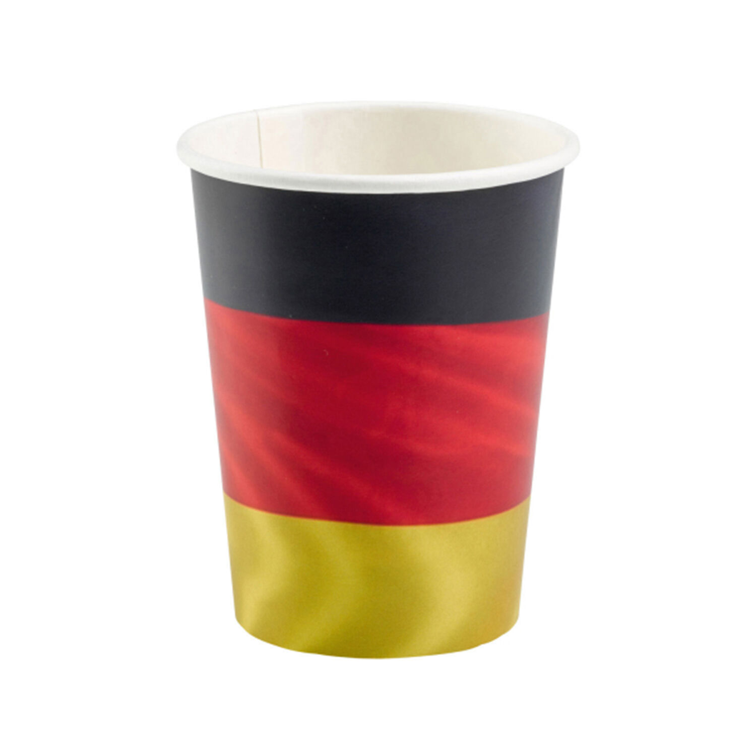 NEU Papp-Becher Deutschland, 250ml, 8 Stck